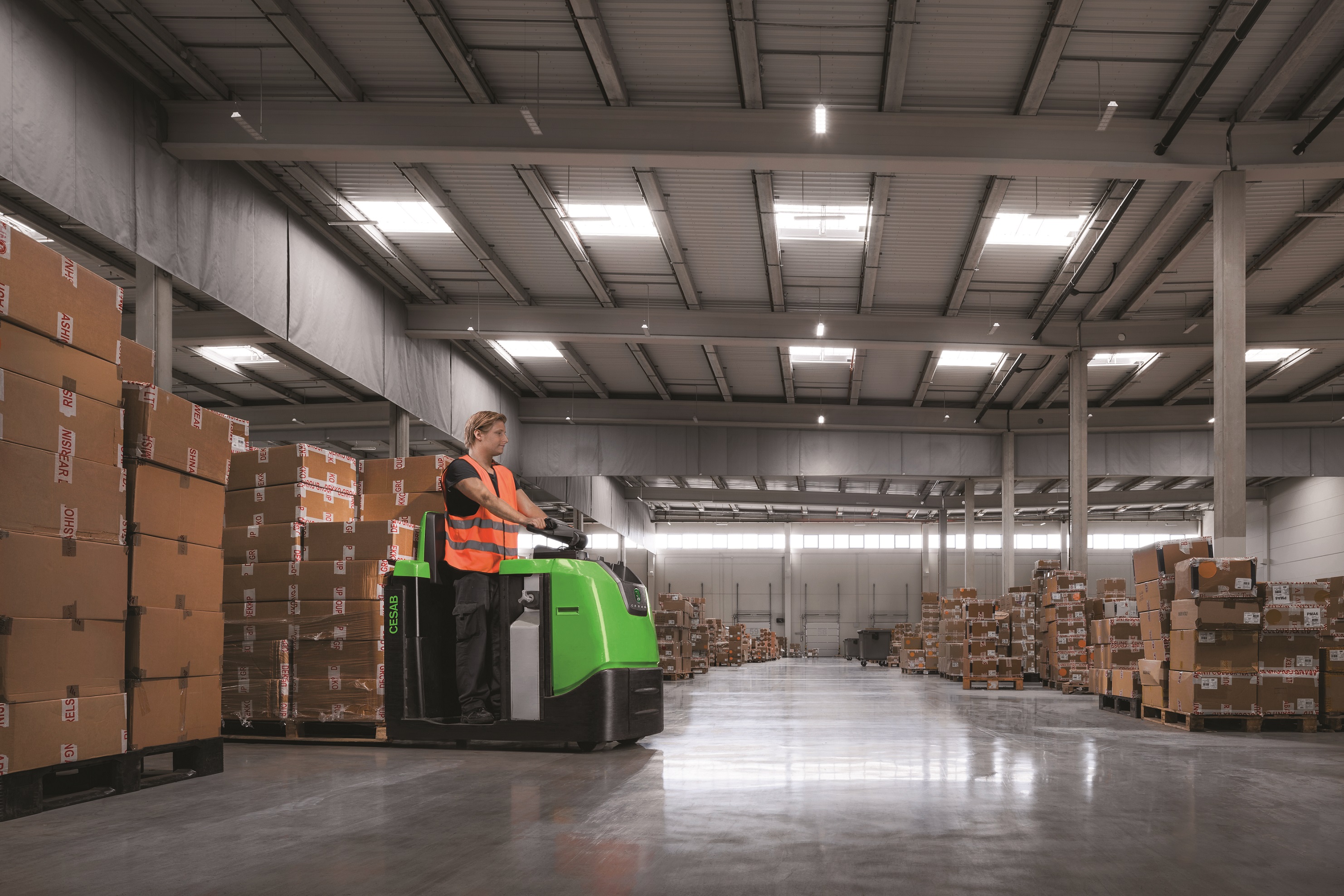 CESAB low level order picker O112P application